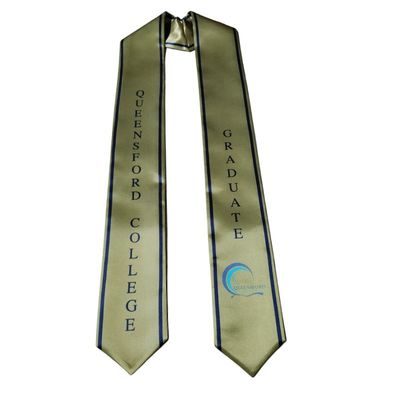 Full Colour Printed Polyester Stoles For Graduation Honor Custom Made