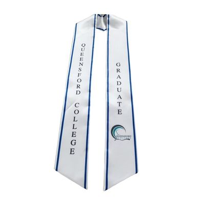 Full Colour Printed Polyester Stoles For Graduation Honor Custom Made