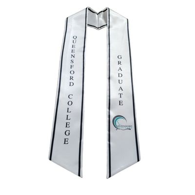 Full Colour Printed Polyester Stoles For Graduation Honor Custom Made