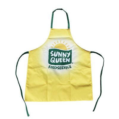 Custom Made Cotton Full Color Printed Apron For Kitchen